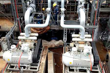 肯富来火炬气回收机组在新加坡Jurong-JRC-Vapour-Recovery-Project尾气回收项目使用现场