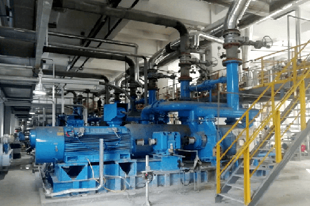 肯富来液环泵机组在大庆炼化酮苯脱蜡项目使用现场