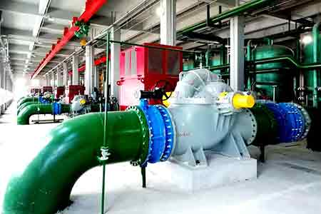 KPS系列单级双吸离心泵在东北制药使用现场